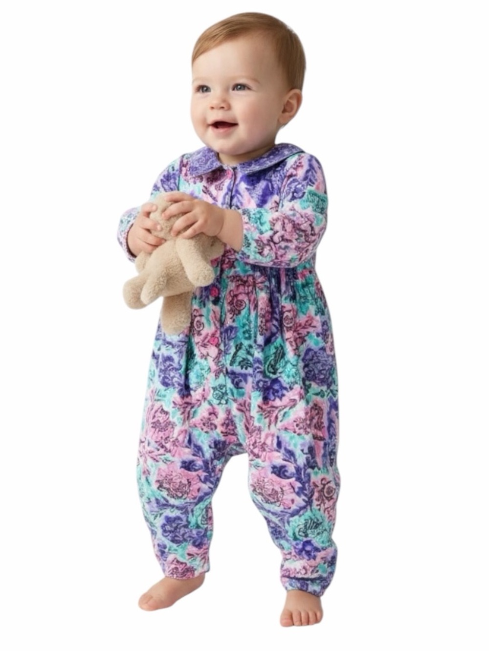 Vintage CachCach baby romper Size 24 M 100% Cotton